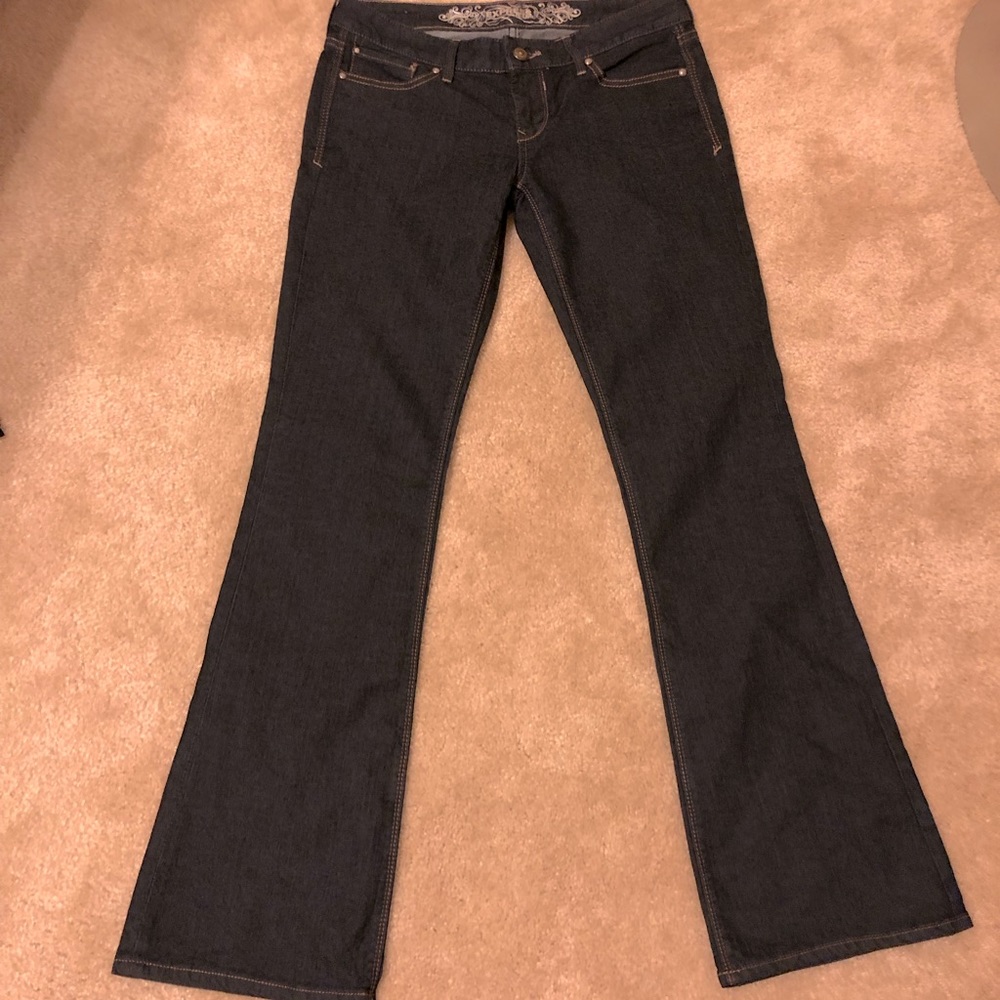 Express 4 regular Stella low rise boot cut Jean